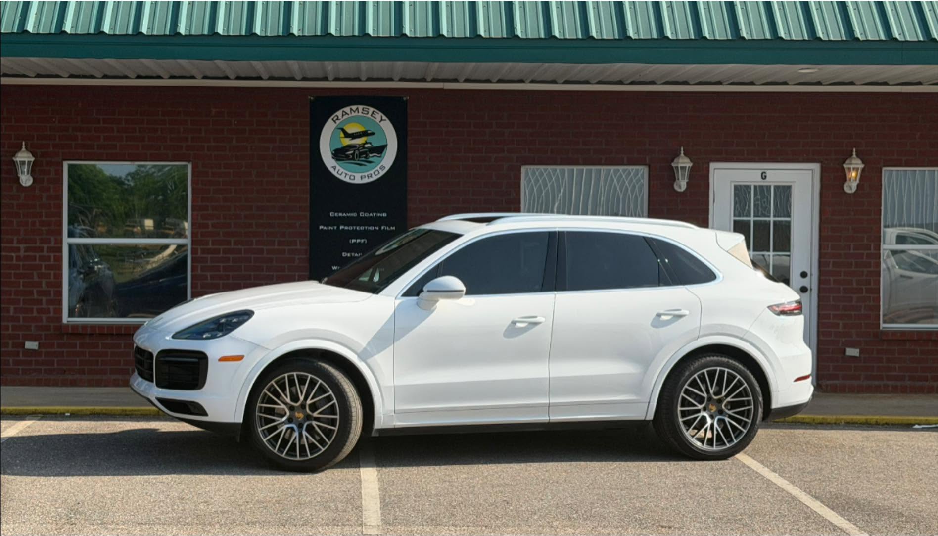 Window tint work