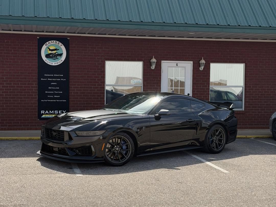 Window tint work