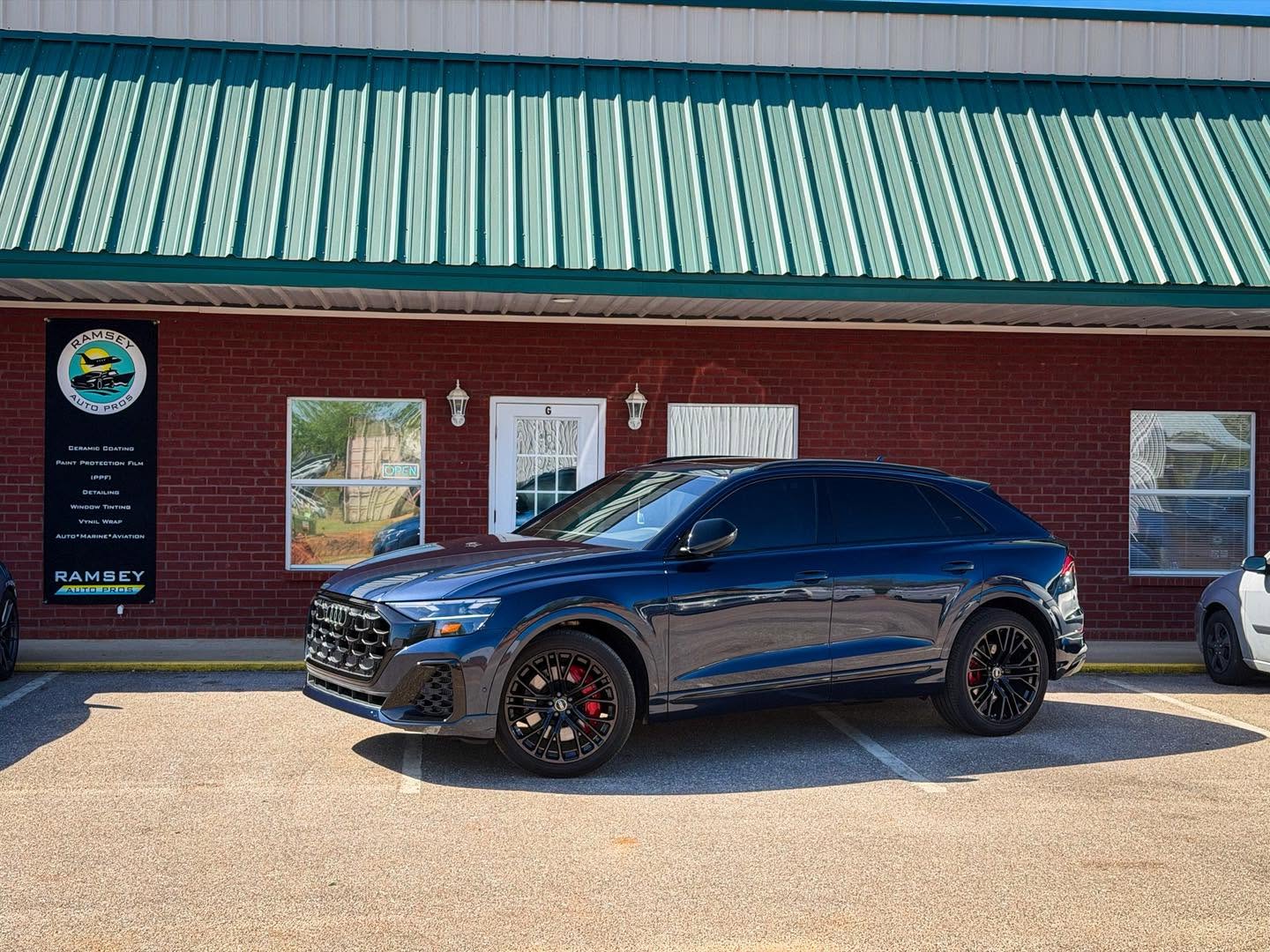Window tint work